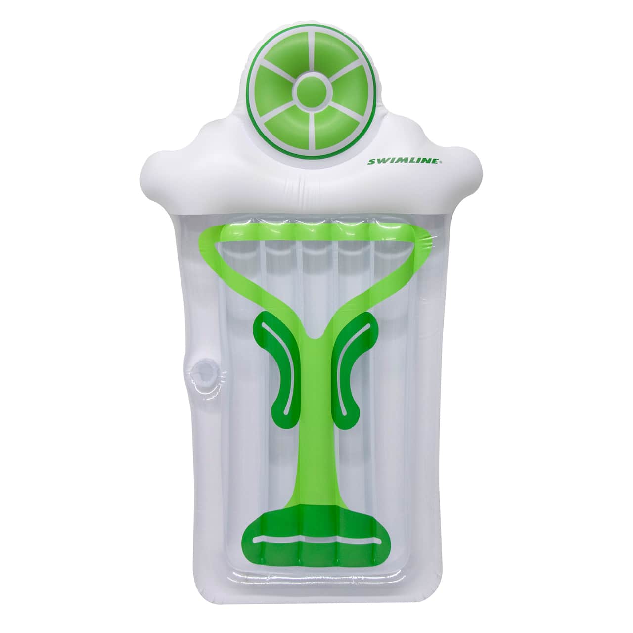 Swimline 6ft. Inflatable Green & White Novelty Margarita Swimming Pool Raft